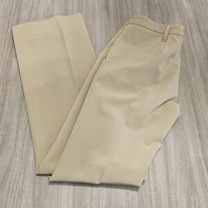 Prada Dress Pants Womens Size 38 Khaki Beige Straight Leg Small‎ Blemish